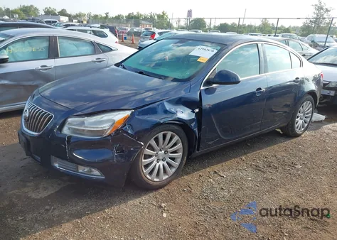 2011 Buick Regal Cxl Russelsheim from USA, damaged, VIN W04GU5GC6B1045600